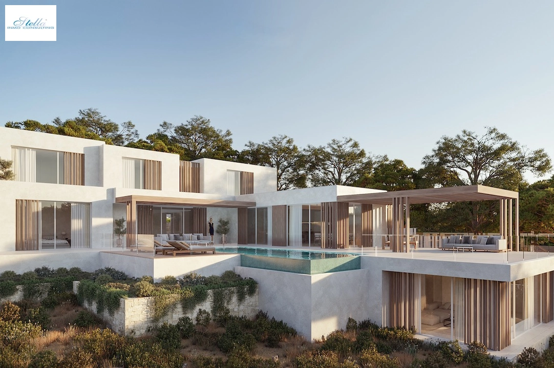 Villa in Moraira(Costera del Mar) te koop, woonoppervlakte 406 m², Airconditioning, grondstuk 1087 m², 5 slapkamer, 4 badkamer, Zwembad, ref.: CA-H-1745-AMB-2
