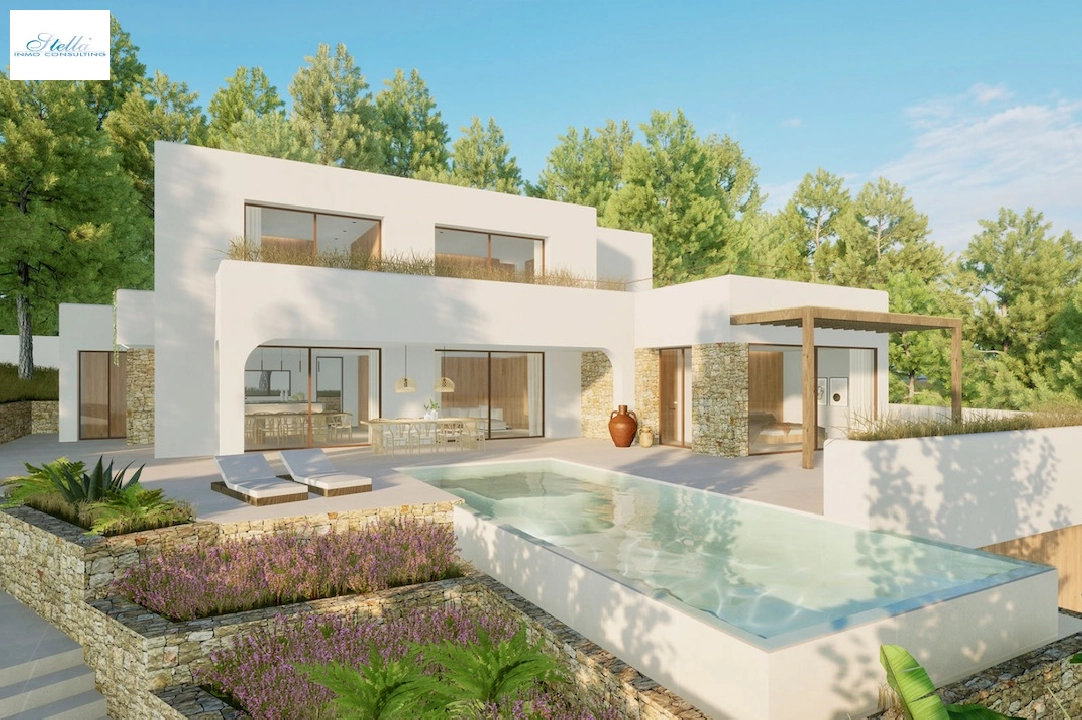 Villa in Moraira(Pla de Mar) te koop, woonoppervlakte 1070 m², grondstuk 903 m², 4 slapkamer, 4 badkamer, Zwembad, ref.: CA-H-1751-AMBI-1