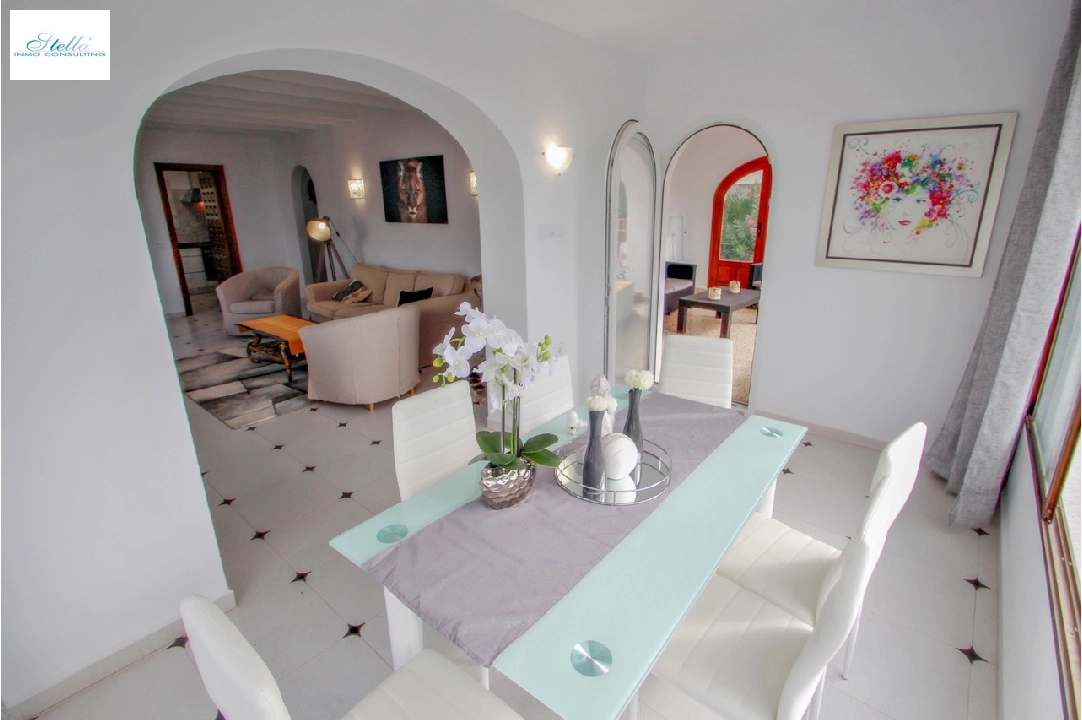 Villa in Benissa(Baladrar) te koop, woonoppervlakte 170 m², Airconditioning, grondstuk 980 m², 4 slapkamer, 2 badkamer, Zwembad, ref.: CA-H-1757-AMB-4