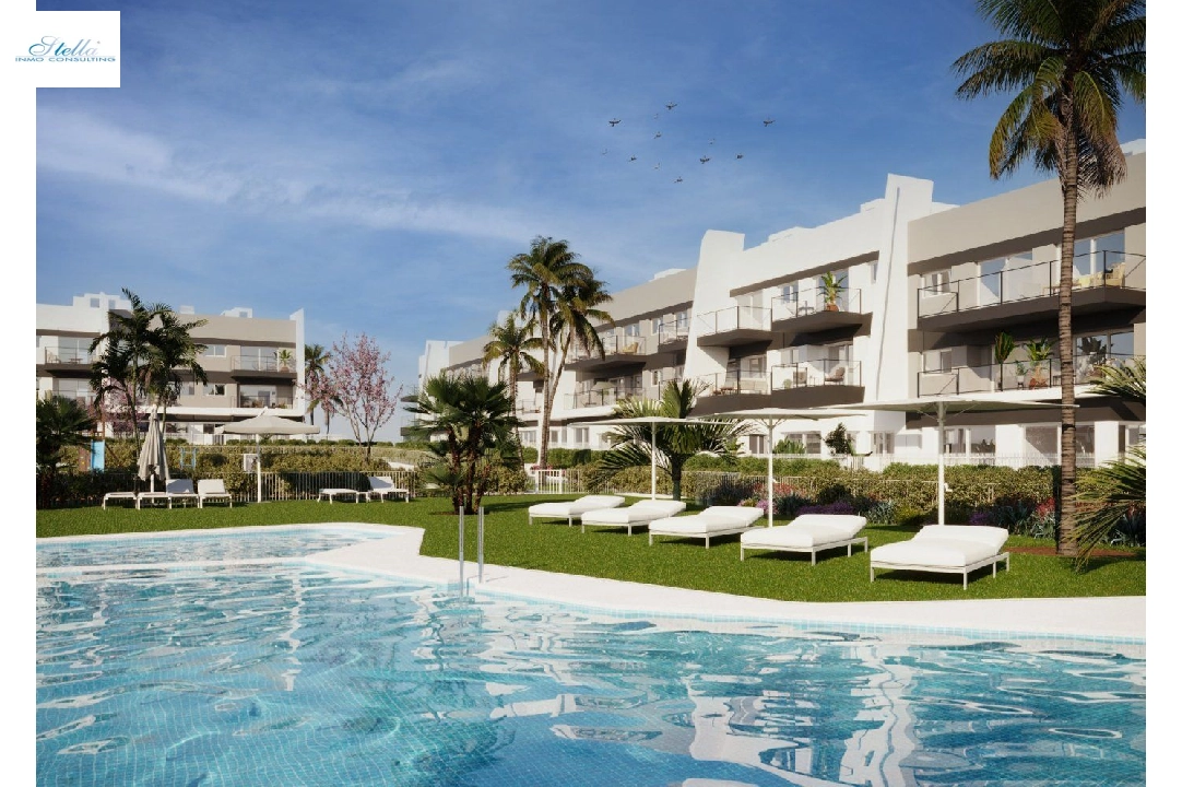 Apartment in Santa Pola(Gran Alacant) te koop, woonoppervlakte 82 m², Airconditioning, grondstuk 41 m², 2 slapkamer, 2 badkamer, Zwembad, ref.: AM-1075DA-3700-13