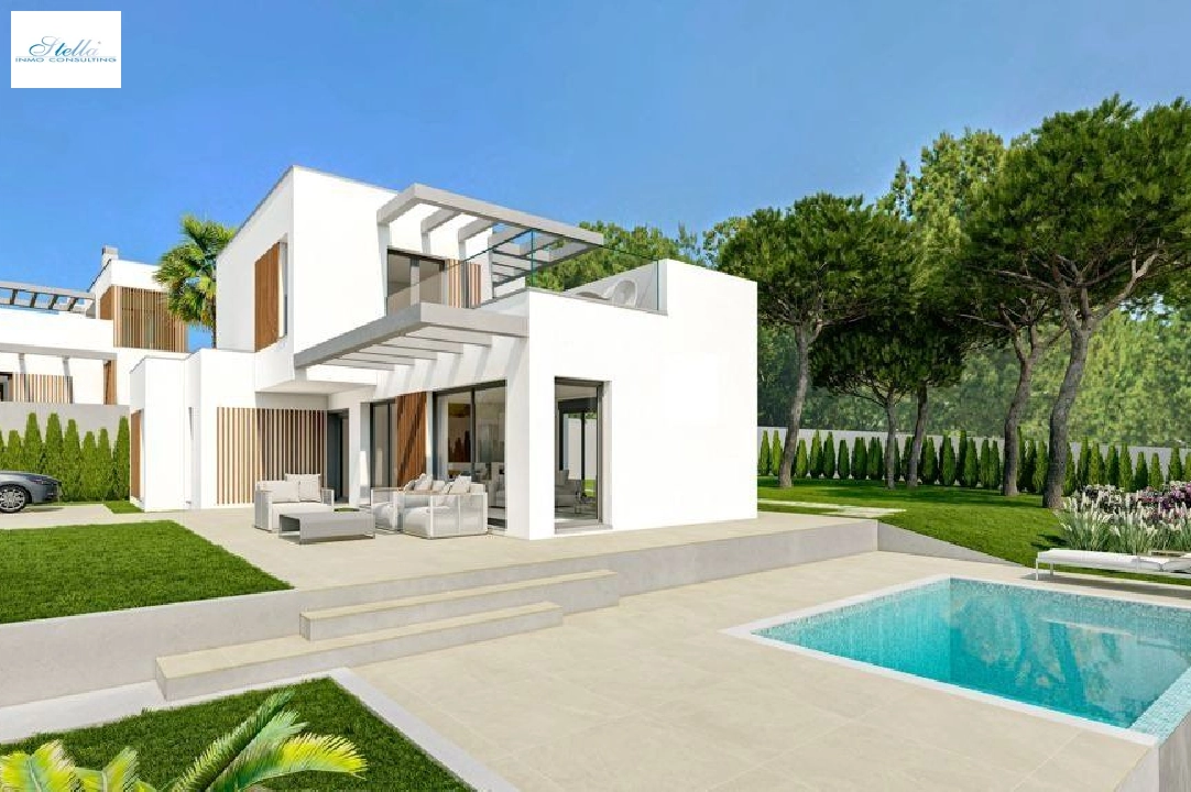 Villa in Finestrat(Finestrat) te koop, woonoppervlakte 151 m², Airconditioning, grondstuk 409 m², 3 slapkamer, 2 badkamer, Zwembad, ref.: AM-1107DA-3700-1