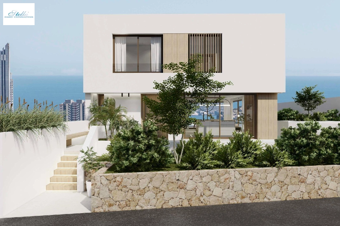 Villa in Finestrat(Finestrat Urbanizaciones) te koop, woonoppervlakte 336 m², Airconditioning, grondstuk 493 m², 3 slapkamer, 3 badkamer, Zwembad, ref.: AM-1180DA-3700-42