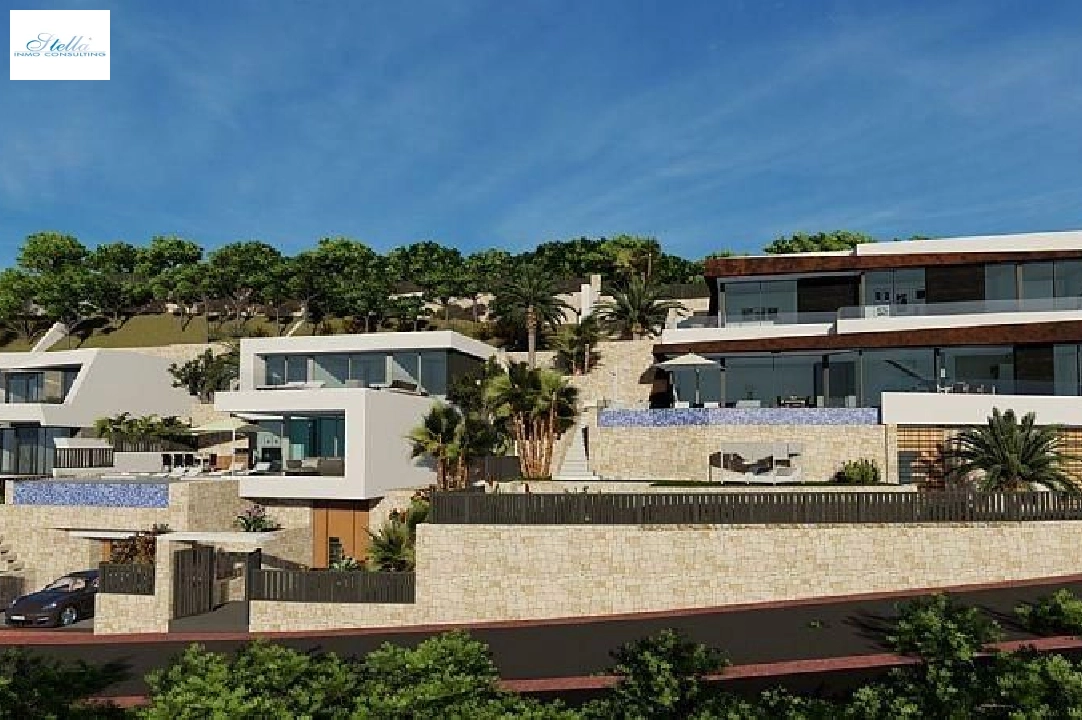 Villa in Calpe(Urbanizaciones) te koop, woonoppervlakte 489 m², Airconditioning, grondstuk 770 m², 4 slapkamer, 5 badkamer, Zwembad, ref.: AM-1186DA-3700-14