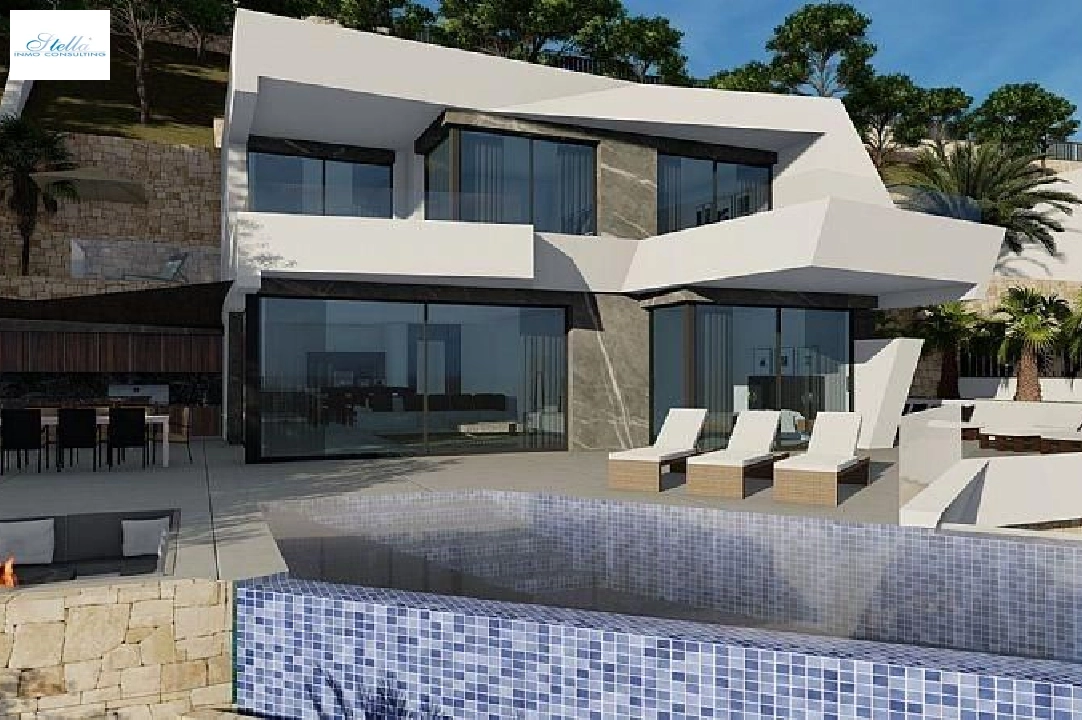 Villa in Calpe(Urbanizaciones) te koop, woonoppervlakte 489 m², Airconditioning, grondstuk 770 m², 4 slapkamer, 5 badkamer, Zwembad, ref.: AM-1186DA-3700-2