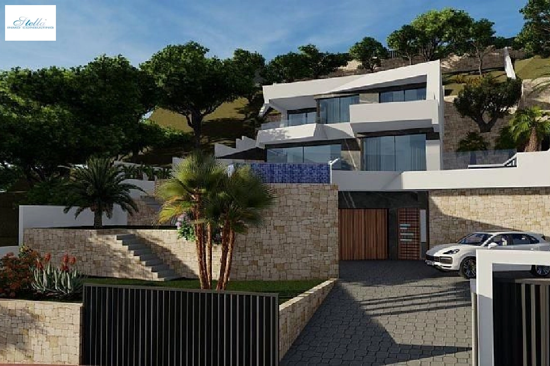 Villa in Calpe(Urbanizaciones) te koop, woonoppervlakte 489 m², Airconditioning, grondstuk 770 m², 4 slapkamer, 5 badkamer, Zwembad, ref.: AM-1186DA-3700-8