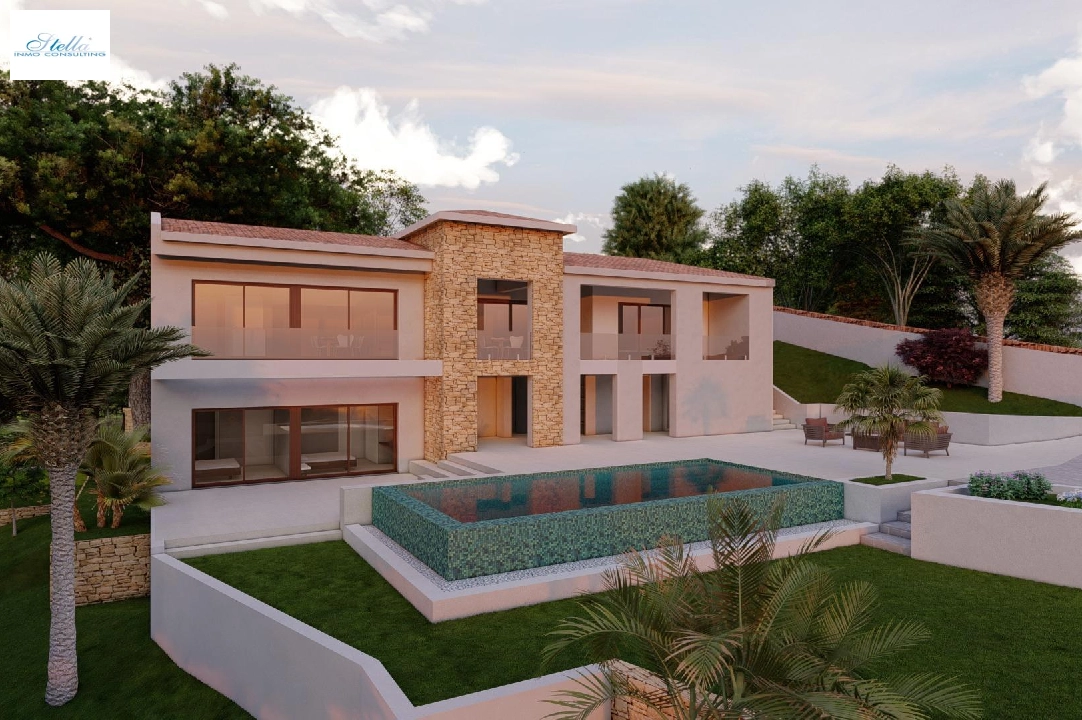 Villa in Altea(La Sierra) te koop, woonoppervlakte 416 m², Airconditioning, grondstuk 1100 m², 4 slapkamer, 4 badkamer, Zwembad, ref.: AM-1229DA-3700-3