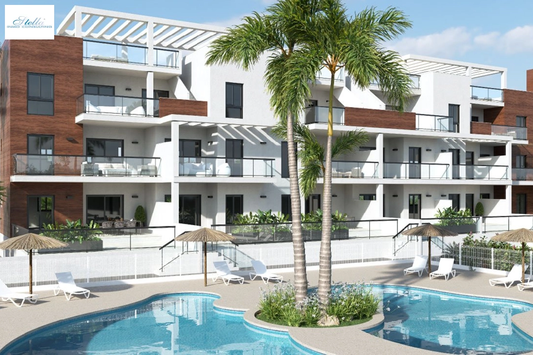 Penthouse Apartment in Torre de la Horadada te koop, woonoppervlakte 155 m², Staat Eerste bewoning, 3 slapkamer, 2 badkamer, Zwembad, ref.: HA-THN-306-A04-7