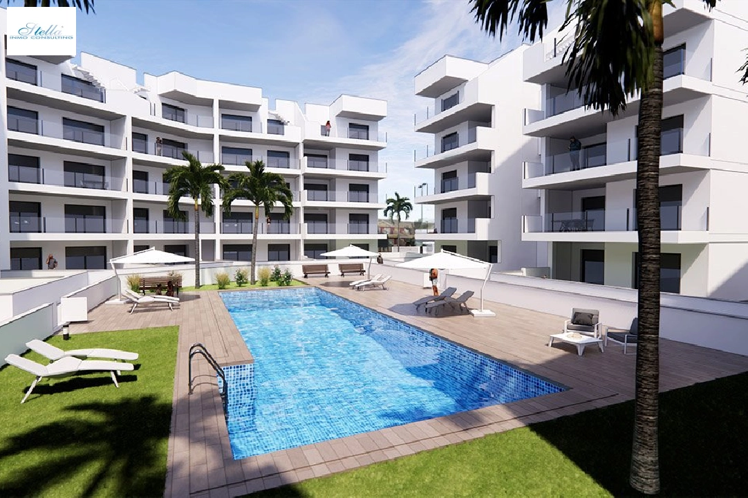 Penthouse Apartment in Los Alcazares te koop, woonoppervlakte 238 m², Staat Eerste bewoning, 3 slapkamer, 2 badkamer, Zwembad, ref.: HA-LAN-326-A04-1