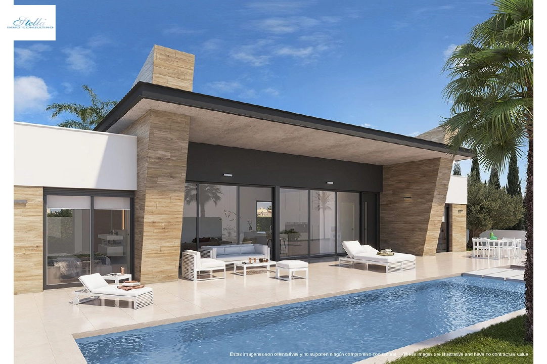Villa in Ciudad Quesada te koop, woonoppervlakte 150 m², Staat Eerste bewoning, grondstuk 530 m², 3 slapkamer, 2 badkamer, Zwembad, ref.: HA-CQN-101-E03-1