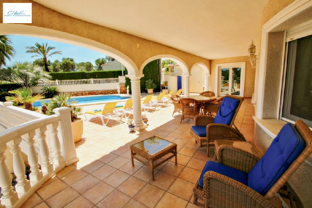 Villa in Benissa(La Fustera) te koop, woonoppervlakte 220 m², Airconditioning, grondstuk 994 m², 4 slapkamer, 3 badkamer, Zwembad, ref.: CA-H-1756-AMB-4