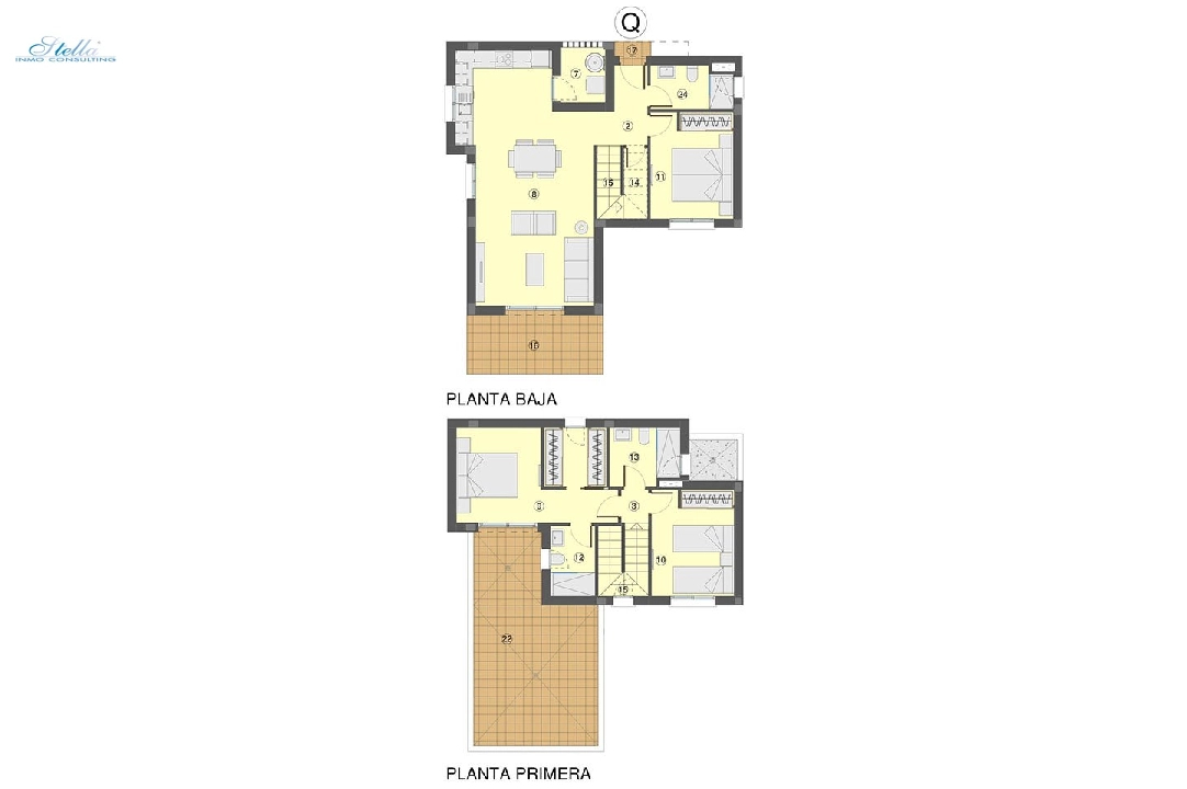 Villa in Busot te koop, woonoppervlakte 159 m², Staat Eerste bewoning, 3 slapkamer, 3 badkamer, Zwembad, ref.: HA-BUN-122-E02-6