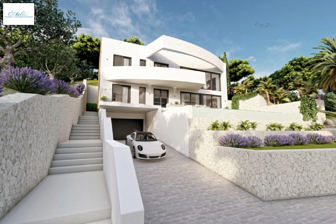 Villa in Altea te koop, woonoppervlakte 540 m², Bouwjaar 2024, Airconditioning, grondstuk 1270 m², 4 slapkamer, 4 badkamer, Zwembad, ref.: BI-AL.H-031-16