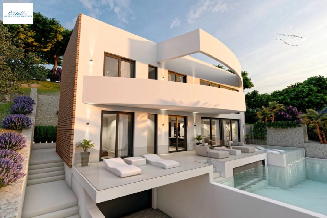 Villa in Altea te koop, woonoppervlakte 540 m², Bouwjaar 2024, Airconditioning, grondstuk 1270 m², 4 slapkamer, 4 badkamer, Zwembad, ref.: BI-AL.H-031-20