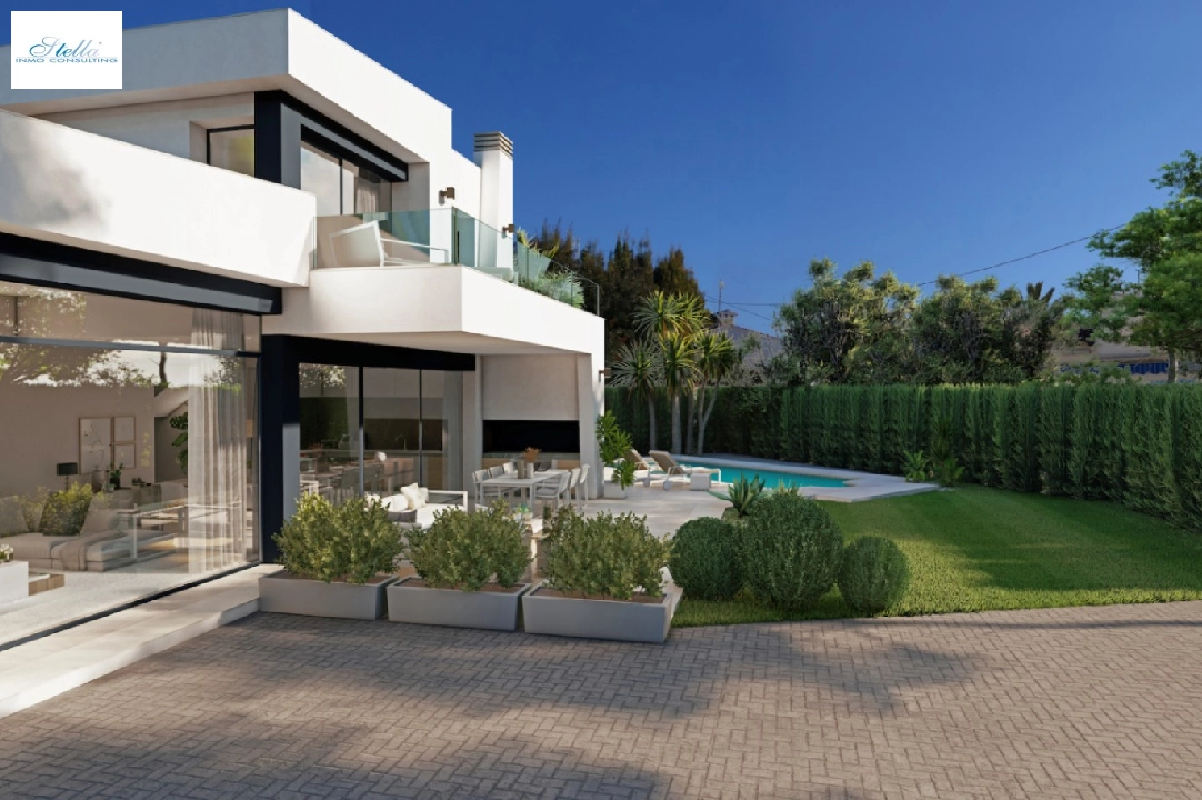 Villa in Benissa(La Fustera) te koop, woonoppervlakte 284 m², Airconditioning, grondstuk 725 m², 3 slapkamer, 3 badkamer, Zwembad, ref.: BI-BE.H-903-4