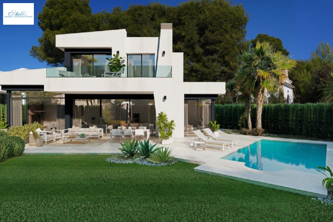 Villa in Benissa(La Fustera) te koop, woonoppervlakte 284 m², Airconditioning, grondstuk 725 m², 3 slapkamer, 3 badkamer, Zwembad, ref.: BI-BE.H-903-5