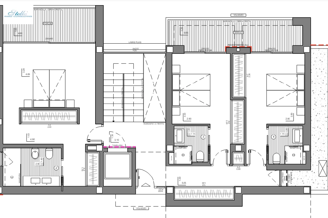 Villa in Altea(Altea Hills) te koop, woonoppervlakte 535 m², Airconditioning, grondstuk 1252 m², 4 slapkamer, 6 badkamer, Zwembad, ref.: BP-4380ALT-39