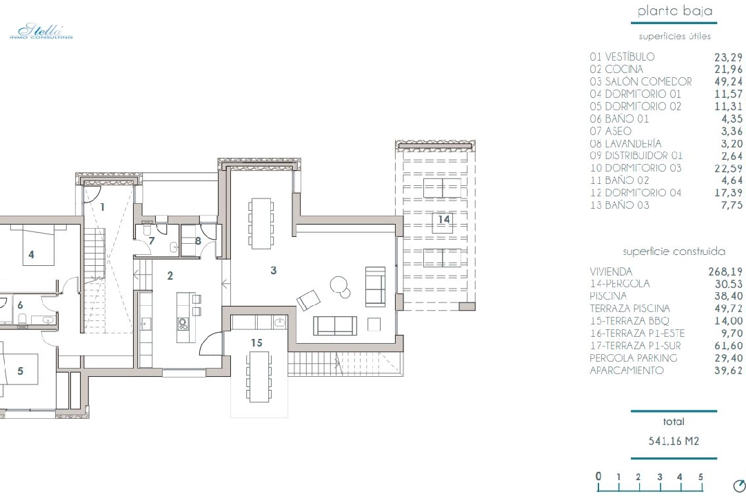 Villa in Moraira te koop, woonoppervlakte 268 m², Airconditioning, grondstuk 800 m², 4 slapkamer, 3 badkamer, Zwembad, ref.: BI-MT.H-793-12