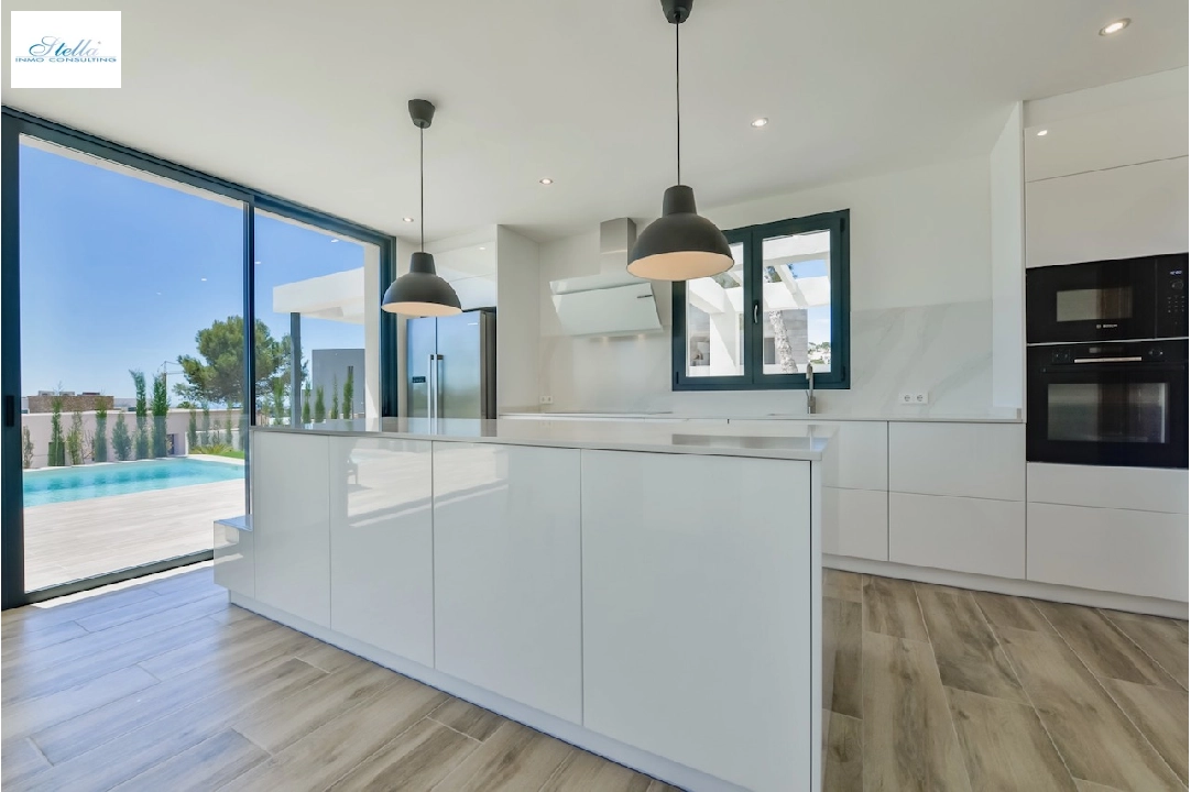 Villa in Moraira(La Sabatera) te koop, woonoppervlakte 259 m², Airconditioning, grondstuk 811 m², 4 slapkamer, 3 badkamer, Zwembad, ref.: CA-H-1766-AMBI-12