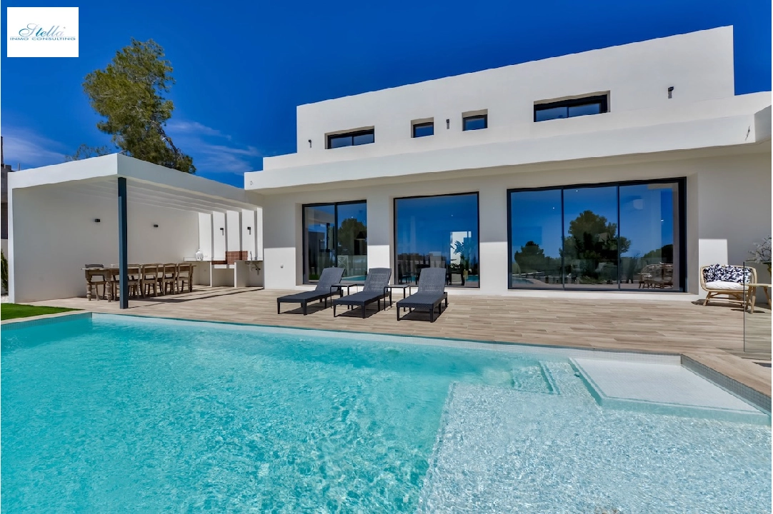 Villa in Moraira(La Sabatera) te koop, woonoppervlakte 259 m², Airconditioning, grondstuk 811 m², 4 slapkamer, 3 badkamer, Zwembad, ref.: CA-H-1766-AMBI-43