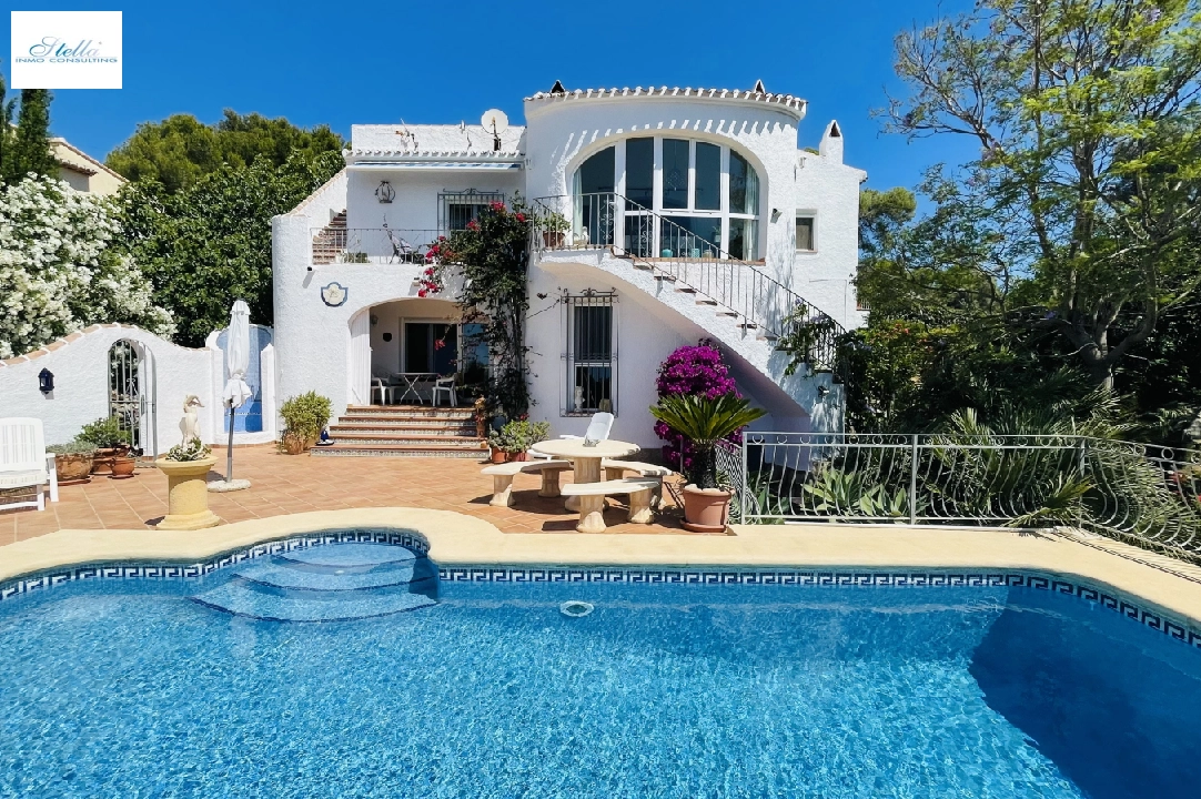 Villa in Javea(Costa Nova ) te koop, woonoppervlakte 178 m², Bouwjaar 1976, + Centrale verwarming, Airconditioning, grondstuk 870 m², 3 slapkamer, 3 badkamer, Zwembad, ref.: JS-1124-1