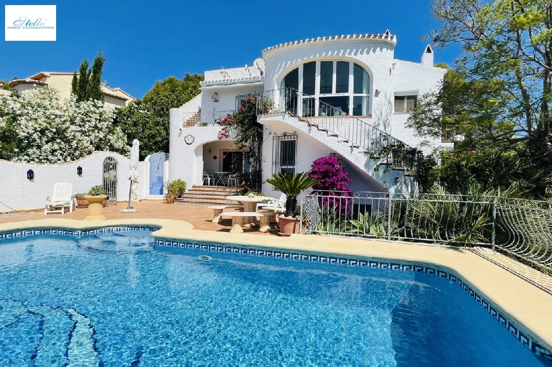 Villa in Javea(Costa Nova ) te koop, woonoppervlakte 178 m², Bouwjaar 1976, + Centrale verwarming, Airconditioning, grondstuk 870 m², 3 slapkamer, 3 badkamer, Zwembad, ref.: JS-1124-18