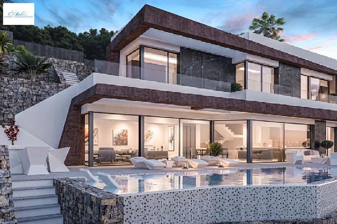 Villa in Calpe(Maryvilla) te koop, woonoppervlakte 349 m², Airconditioning, grondstuk 630 m², 4 slapkamer, 5 badkamer, Zwembad, ref.: CA-H-1777-AMB-10