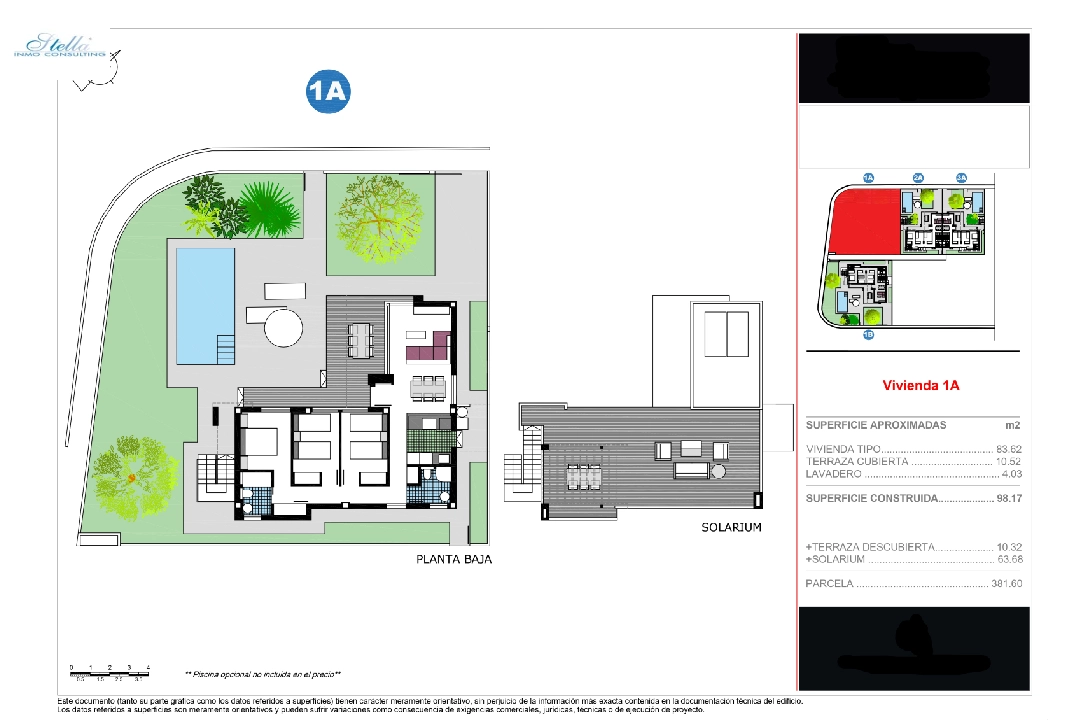 Villa in Els Poblets te koop, woonoppervlakte 84 m², Bouwjaar 2025, Airconditioning, grondstuk 382 m², 3 slapkamer, 2 badkamer, ref.: VPD-Villas-1A-2