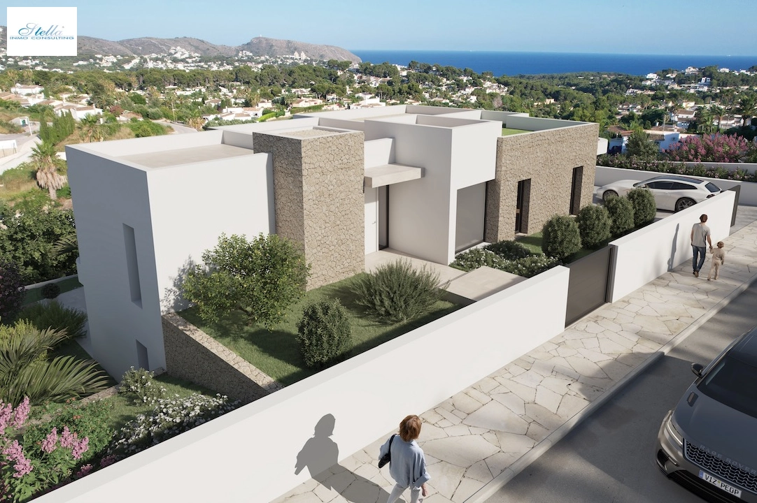 Villa in Moraira(La Sabatera) te koop, woonoppervlakte 185 m², Airconditioning, grondstuk 801 m², 4 slapkamer, 4 badkamer, Zwembad, ref.: CA-H-1786-AMB-6