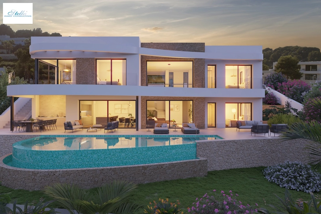 Villa in Moraira(La Sabatera) te koop, woonoppervlakte 185 m², Airconditioning, grondstuk 801 m², 4 slapkamer, 4 badkamer, Zwembad, ref.: CA-H-1786-AMB-7