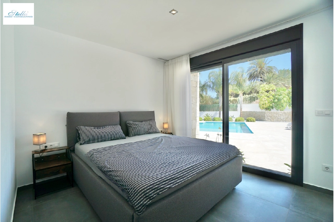 Villa in Javea(Pinosol) te koop, woonoppervlakte 260 m², Staat Eerste bewoning, + Vloerverwarming, Airconditioning, grondstuk 1866 m², 4 slapkamer, 3 badkamer, Zwembad, ref.: CA-H-1790-AMBE-26