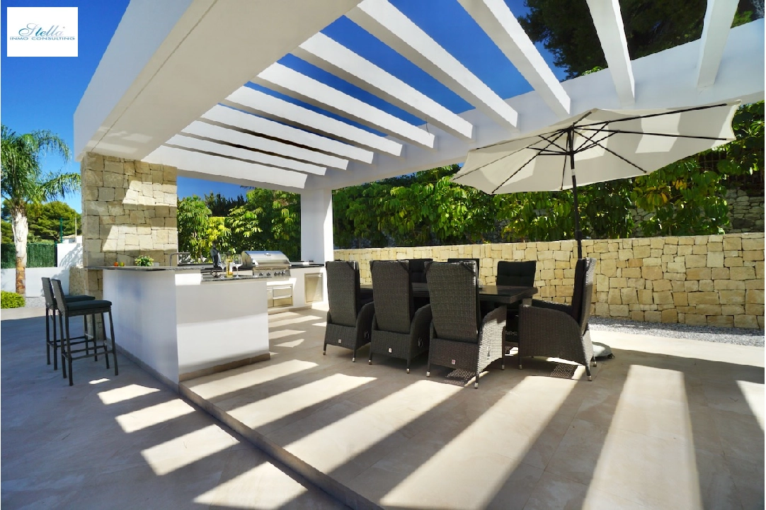 Villa in Javea(Pinosol) te koop, woonoppervlakte 260 m², Staat Eerste bewoning, + Vloerverwarming, Airconditioning, grondstuk 1866 m², 4 slapkamer, 3 badkamer, Zwembad, ref.: CA-H-1790-AMBE-38