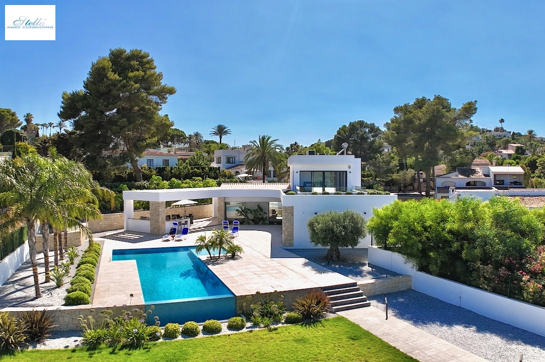 Villa in Javea(Pinosol) te koop, woonoppervlakte 260 m², Staat Eerste bewoning, + Vloerverwarming, Airconditioning, grondstuk 1866 m², 4 slapkamer, 3 badkamer, Zwembad, ref.: CA-H-1790-AMBE-42