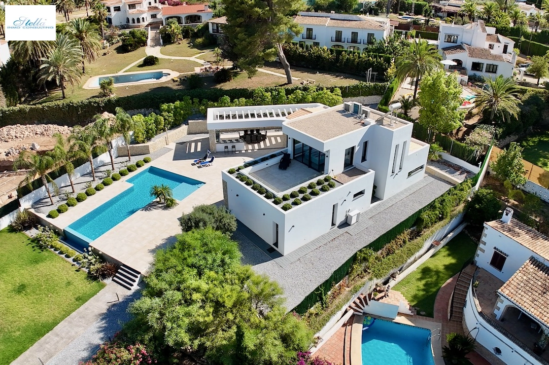 Villa in Javea(Pinosol) te koop, woonoppervlakte 260 m², Staat Eerste bewoning, + Vloerverwarming, Airconditioning, grondstuk 1866 m², 4 slapkamer, 3 badkamer, Zwembad, ref.: CA-H-1790-AMBE-48