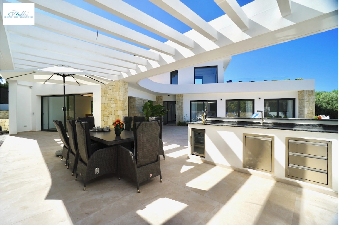 Villa in Javea(Pinosol) te koop, woonoppervlakte 260 m², Staat Eerste bewoning, + Vloerverwarming, Airconditioning, grondstuk 1866 m², 4 slapkamer, 3 badkamer, Zwembad, ref.: CA-H-1790-AMBE-6