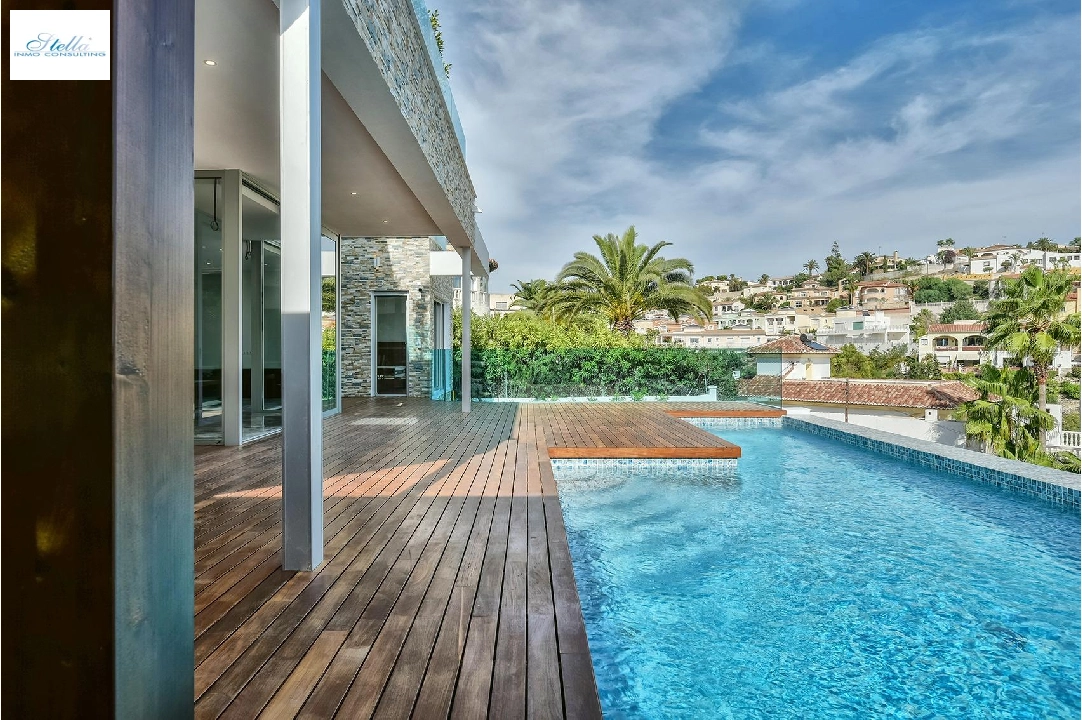 Villa in Calpe(La Canuta) te koop, woonoppervlakte 287 m², Airconditioning, grondstuk 900 m², 3 slapkamer, 5 badkamer, Zwembad, ref.: COB-2669-10535-32