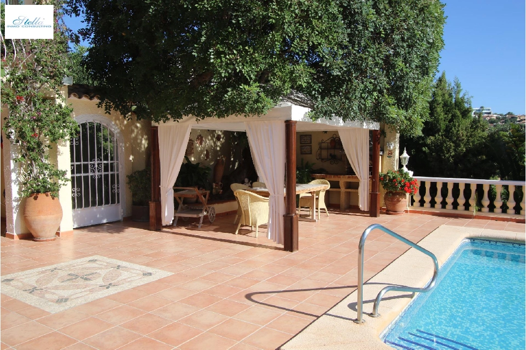 Villa in Benissa(Buena Vista) te koop, woonoppervlakte 372 m², Airconditioning, grondstuk 3082 m², 4 slapkamer, 5 badkamer, Zwembad, ref.: COB-3306-10535-15