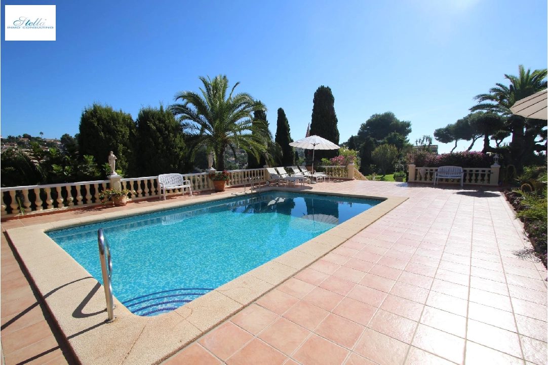 Villa in Benissa(Buena Vista) te koop, woonoppervlakte 372 m², Airconditioning, grondstuk 3082 m², 4 slapkamer, 5 badkamer, Zwembad, ref.: COB-3306-10535-7