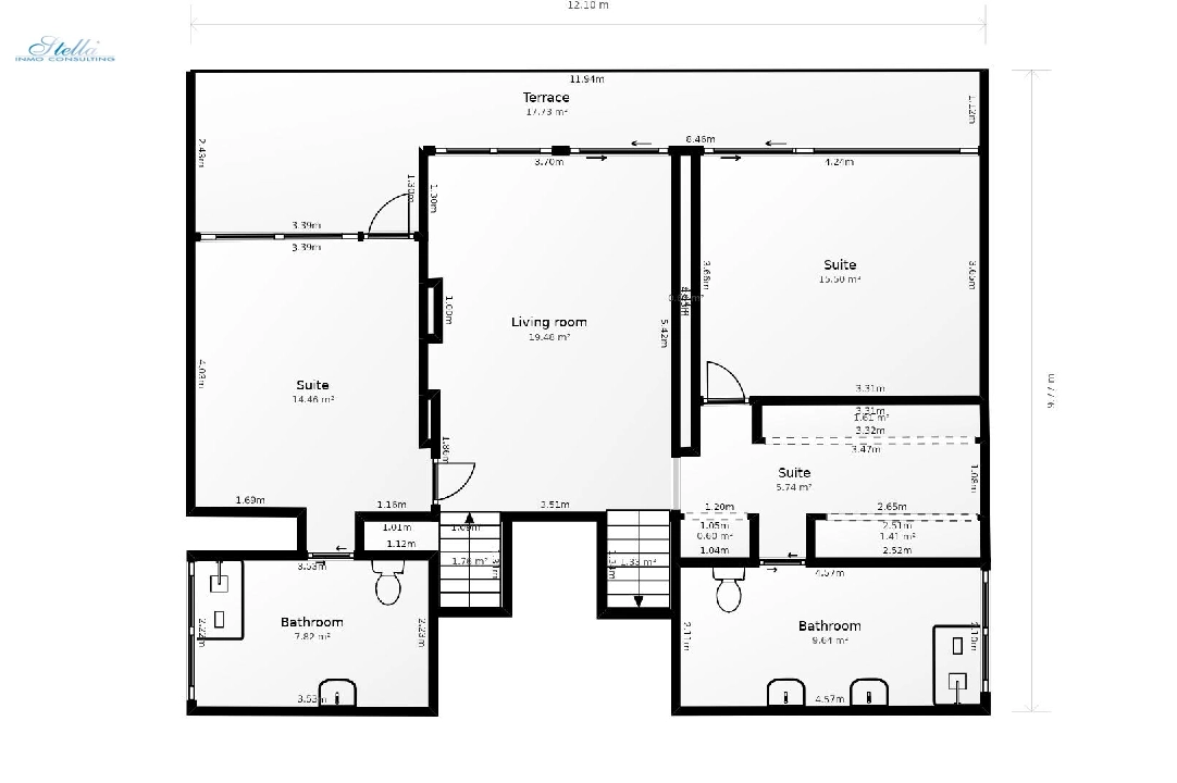 Villa in Altea(Mascarat) te koop, woonoppervlakte 296 m², Airconditioning, grondstuk 823 m², 2 slapkamer, 2 badkamer, Zwembad, ref.: COB-3319-10535-25