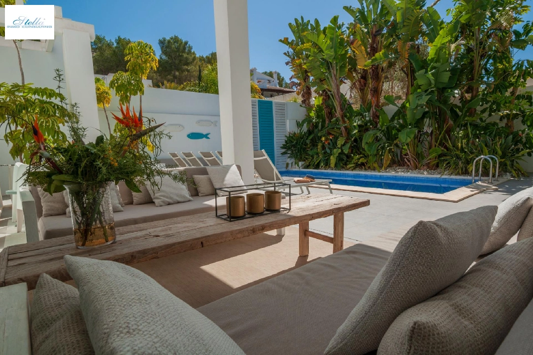 Villa in Moraira(El Portet) te koop, woonoppervlakte 180 m², Airconditioning, grondstuk 1300 m², 4 slapkamer, 4 badkamer, Zwembad, ref.: COB-3455-10535-2