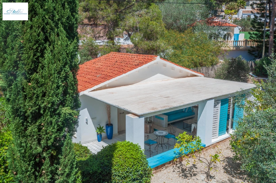 Villa in Moraira(El Portet) te koop, woonoppervlakte 180 m², Airconditioning, grondstuk 1300 m², 4 slapkamer, 4 badkamer, Zwembad, ref.: COB-3455-10535-3