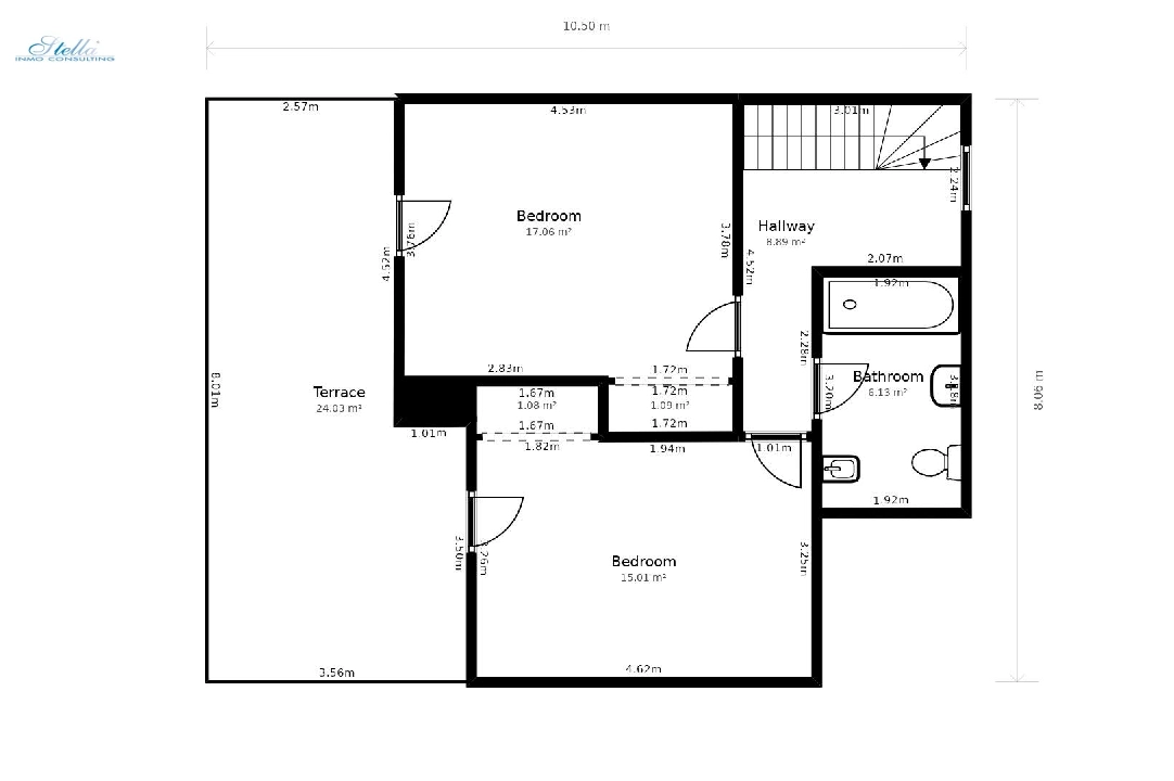 Bungalow in Calpe(Garduix) te koop, woonoppervlakte 110 m², Airconditioning, 2 slapkamer, 2 badkamer, Zwembad, ref.: COB-3468-10535-26