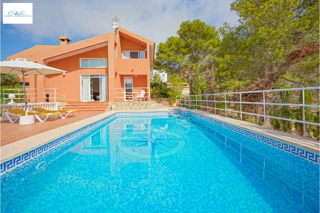 Villa in Benitachell(Cumbre del Sol) te koop, woonoppervlakte 242 m², Airconditioning, grondstuk 729 m², 4 slapkamer, 3 badkamer, Zwembad, ref.: BP-4419BELL-2