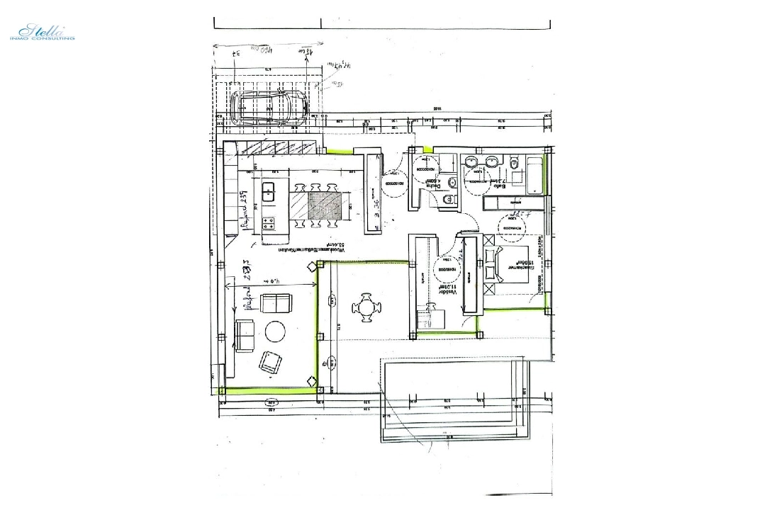 Villa in Benitachell(Cumbre del Sol) te koop, woonoppervlakte 296 m², Airconditioning, grondstuk 1395 m², 2 slapkamer, 1 badkamer, Zwembad, ref.: BP-4421BELL-24