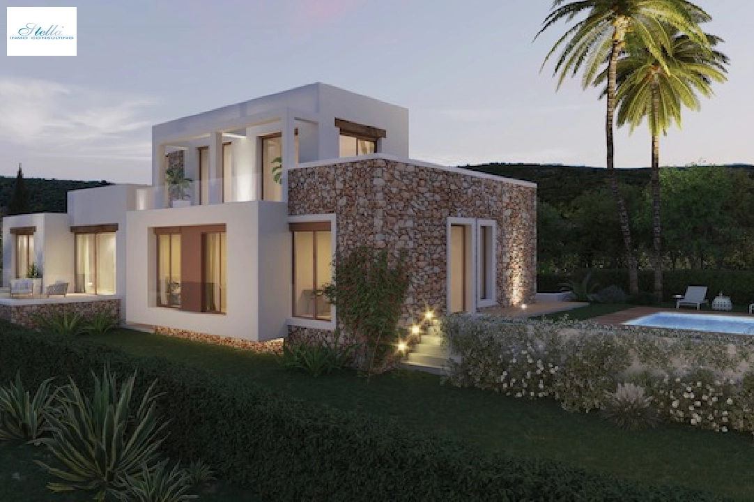 Villa in Javea(Residencial Cansalades) te koop, woonoppervlakte 290 m², Airconditioning, grondstuk 1520 m², 4 slapkamer, 4 badkamer, Zwembad, ref.: CA-H-1798-AMBI-1