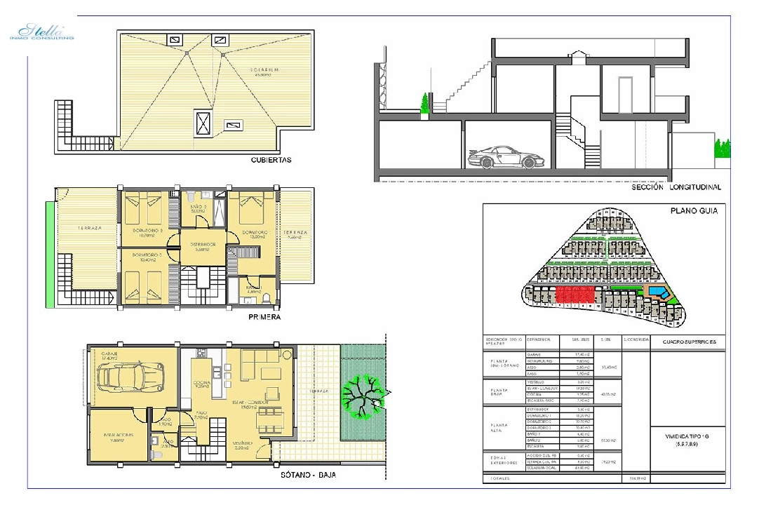 Reihenhaus in Orito te koop, woonoppervlakte 218 m², Staat Eerste bewoning, 3 slapkamer, 2 badkamer, Zwembad, ref.: HA-OTN-110-R01-12