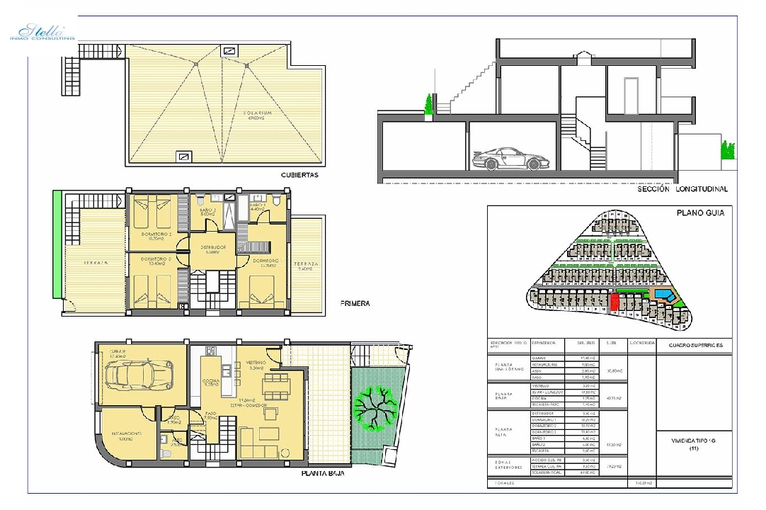 Reihenhaus in Orito te koop, woonoppervlakte 218 m², Staat Eerste bewoning, 3 slapkamer, 2 badkamer, Zwembad, ref.: HA-OTN-110-R01-14