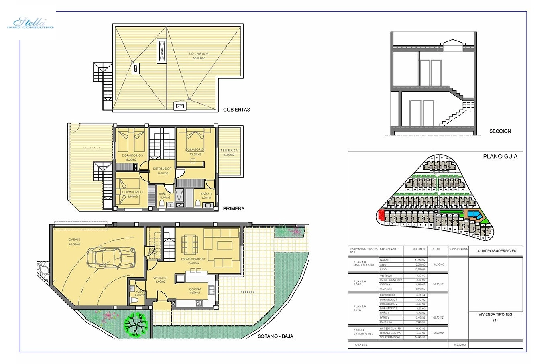 Reihenhaus in Orito te koop, woonoppervlakte 218 m², Staat Eerste bewoning, 3 slapkamer, 2 badkamer, Zwembad, ref.: HA-OTN-110-R01-8