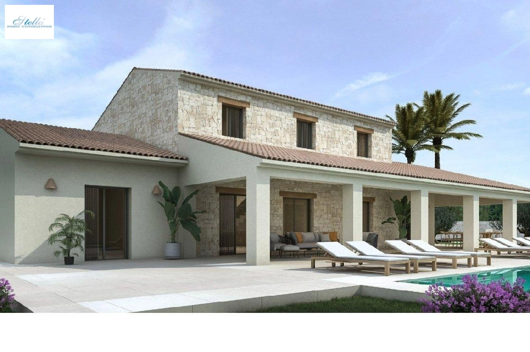 Villa in Moraira te koop, woonoppervlakte 699 m², Bouwjaar 2022, Airconditioning, grondstuk 13500 m², 4 slapkamer, 4 badkamer, Zwembad, ref.: AM-11734DA-2