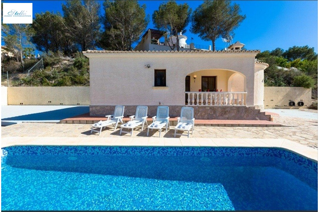 Villa in Calpe te koop, woonoppervlakte 90 m², + Oven, Airconditioning, grondstuk 800 m², 3 slapkamer, 1 badkamer, Zwembad, ref.: AM-11853DR-1