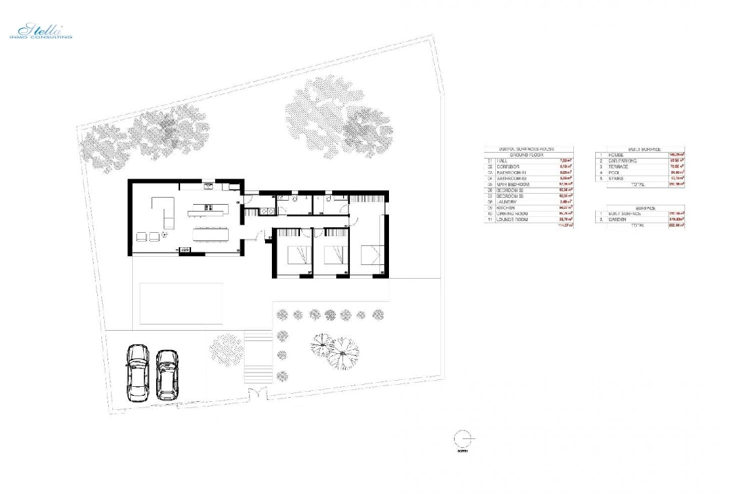 Villa in Moraira te koop, woonoppervlakte 149 m², Bouwjaar 2024, Airconditioning, grondstuk 800 m², 3 slapkamer, 2 badkamer, Zwembad, ref.: AM-11855DA-4